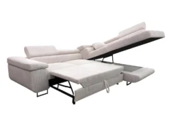 Canapé D'angle Convertible ANTONI En Velours Côtelé Jaune Angle Gauche -Canapé Soldes Boutique canape 22414477