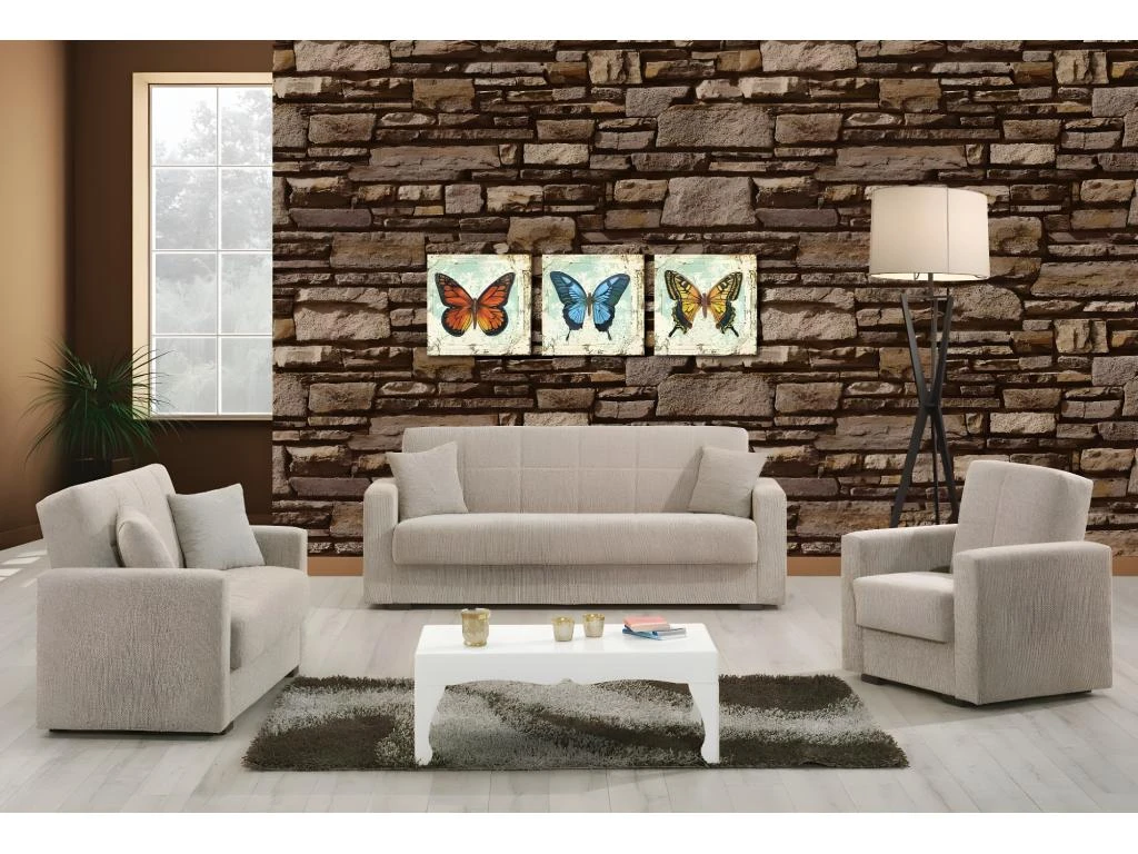 Canapé Dlinette, Canapé Conteneur 3 Places Linéaire, Canapé De Salon En Tissu Rembourré Avec Ouverture Clic-clac, 212x80h87 Cm, Bleu 2 Canapé Dlinette, Canapé Conteneur 3 Places Linéaire, Canapé De Salon En Tissu Rembourré Avec Ouverture Clic-clac, 212x80h87 Cm, Bleu – Image 2