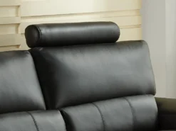 Canapé D'angle En Cuir METROPOLITAN II - Noir - Angle Droit -Canapé Soldes Boutique canape 225809