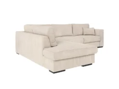 BELAMI - Canapé D'angle 4 Places En Velours Côtelé - Beige - Angle Gauche 12 BELAMI - Canapé D'angle 4 Places En Velours Côtelé - Beige - Angle Gauche -Canapé Soldes Boutique canape 22679003