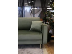 Canapé Convertible - 200 Cm - 3 Places - Velours Hydrophobe - Olive - VALICO -Canapé Soldes Boutique canape 22704901