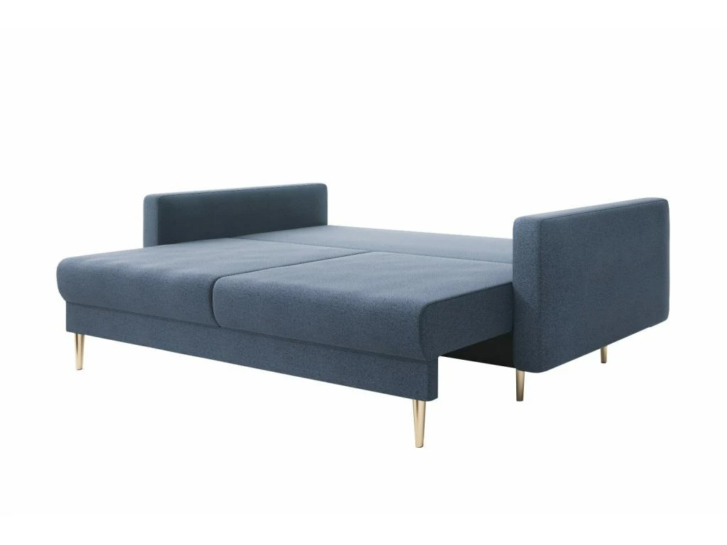 Canapé Convertible - 200 Cm - 3 Places - Bleu Marin - VALICO 5 Canapé Convertible - 200 Cm - 3 Places - Bleu Marin - VALICO – Image 5