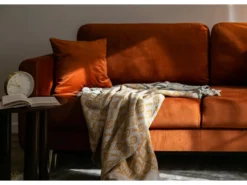 Canapé Convertible - 200 Cm - 3 Places - Velours Hydrophobe - Cuivre - VALICO 12 Canapé Convertible - 200 Cm - 3 Places - Velours Hydrophobe - Cuivre - VALICO -Canapé Soldes Boutique canape 22704941