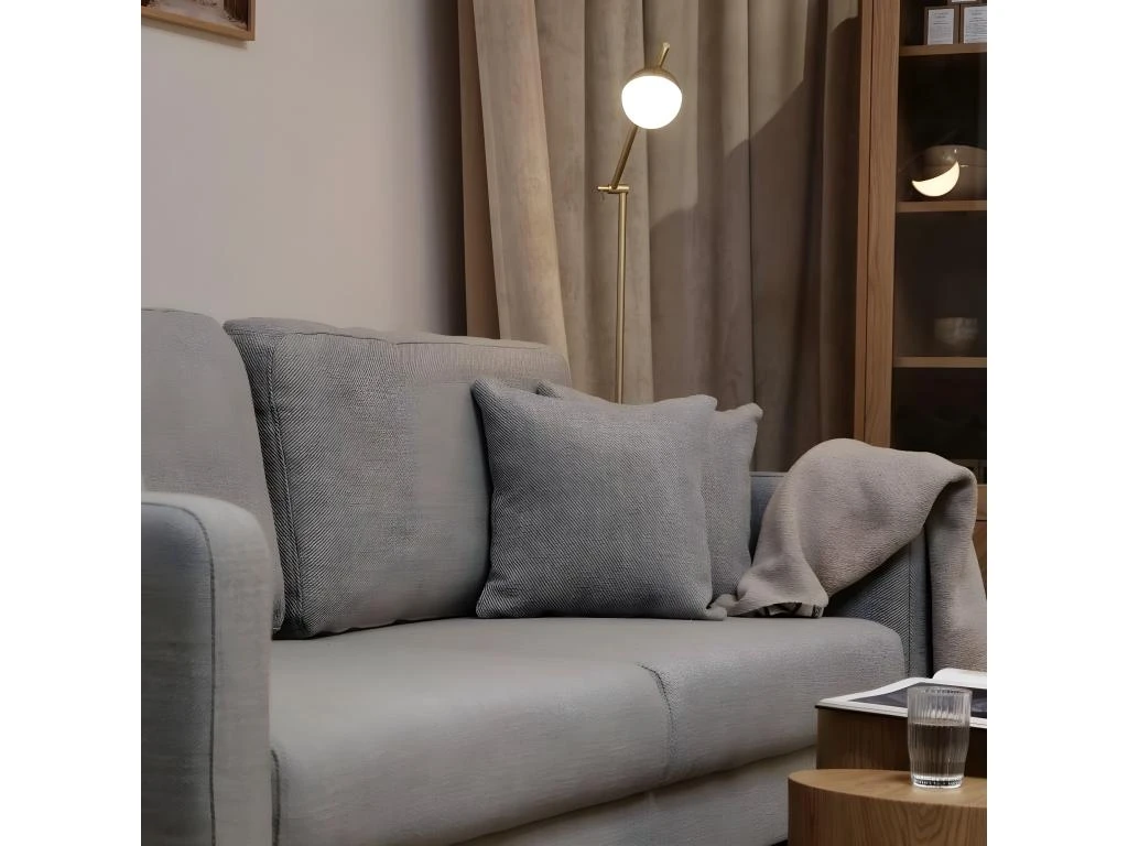 Canapé Convertible - 200 Cm - 3 Places - Gris Clair - VALICO 3 Canapé Convertible - 200 Cm - 3 Places - Gris Clair - VALICO – Image 3