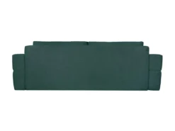 Canapé 3 Places Convertible En Tissu Bouclette Bleu Canard ISSORO -Canapé Soldes Boutique canape 22729781