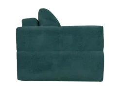 Canapé 3 Places Convertible En Tissu Bouclette Bleu Canard ISSORO -Canapé Soldes Boutique canape 22729827