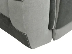 Canapé 3 Places Relax électrique En Tissu Gris Foncé ORIETTO -Canapé Soldes Boutique canape 22805861