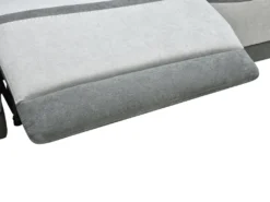 Canapé 3 Places Relax électrique En Tissu Gris Clair ORIETTO -Canapé Soldes Boutique canape 22805891