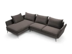 Canapé D'angle - 282 Cm - En L Avec Un Coffre De Rangement - Tissu Hydrophobe - Gris Foncé - Côté Gauche - DEMISBAL 7 Canapé D'angle - 282 Cm - En L Avec Un Coffre De Rangement - Tissu Hydrophobe - Gris Foncé - Côté Gauche - DEMISBAL -Canapé Soldes Boutique canape 22858779