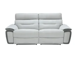 Canapé 3 Places Relax En Microfibre Bicolore Anthracite Et Gris Clair PARUA 13 Canapé 3 Places Relax En Microfibre Bicolore Anthracite Et Gris Clair PARUA -Canapé Soldes Boutique canape 22870805