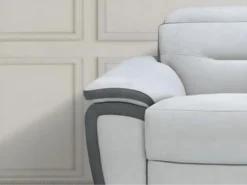 Canapé 3 Places Relax En Microfibre Bicolore Anthracite Et Gris Clair PARUA 15 Canapé 3 Places Relax En Microfibre Bicolore Anthracite Et Gris Clair PARUA -Canapé Soldes Boutique canape 22870843