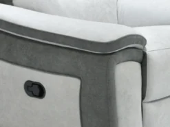 Canapé 3 Places Relax En Microfibre Bicolore Anthracite Et Gris Clair PARUA 17 Canapé 3 Places Relax En Microfibre Bicolore Anthracite Et Gris Clair PARUA -Canapé Soldes Boutique canape 22870853