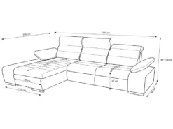 Canapé D'angle Convertible En Tissu Et Simili MIRABEAU - Bicolore Beige/marron - Angle Droit 9 Canapé D'angle Convertible En Tissu Et Simili MIRABEAU - Bicolore Beige/marron - Angle Droit -Canapé Soldes Boutique canape 231241 6