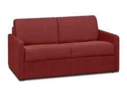 Canapé 2 Places Convertible Express En Tissu CALIFE - Rouge - Couchage 120 Cm - Matelas 14 Cm -Canapé Soldes Boutique canape 249363