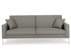 Canapé 3 Places Convertible En Tissu MUNIO - Gris Clair -Canapé Soldes Boutique canape 269067