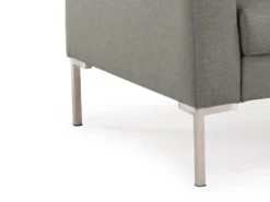 Canapé 3 Places Convertible En Tissu MUNIO - Gris Clair -Canapé Soldes Boutique canape 269071