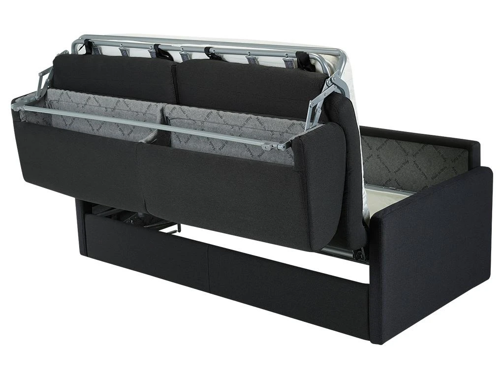 Canapé 3 Places Convertible Express En Tissu CALIFE - Crème - Couchage 140 Cm - Matelas 22 Cm 6 Canapé 3 Places Convertible Express En Tissu CALIFE - Crème - Couchage 140 Cm - Matelas 22 Cm – Image 6