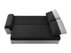 Canapé 3 Places Convertible GABY En Tissu - Bicolore Noir Et Gris Clair 19 Canapé 3 Places Convertible GABY En Tissu - Bicolore Noir Et Gris Clair -Canapé Soldes Boutique canape 295753