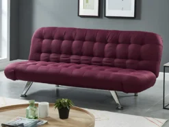 Canapé Convertible Clic-clac En Tissu BERRY - Prune 11 Canapé Convertible Clic-clac En Tissu BERRY - Prune -Canapé Soldes Boutique canape 311327