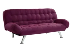 Canapé Convertible Clic-clac En Tissu BERRY - Prune 16 Canapé Convertible Clic-clac En Tissu BERRY - Prune -Canapé Soldes Boutique canape 311335