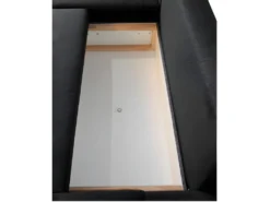 Canapé D'angle Convertible En Tissu FELTON - Anthracite - Angle Droit -Canapé Soldes Boutique canape 314453