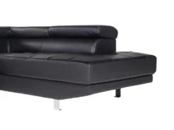 Canapé D'angle En Cuir DUNCAN - Noir - Angle Droit 9 Canapé D'angle En Cuir DUNCAN - Noir - Angle Droit -Canapé Soldes Boutique canape 3157351