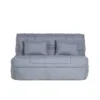Canapé Convertible BZ ELDORADO II En Microfibre Avec Matelas BULTEX - Gris Clair