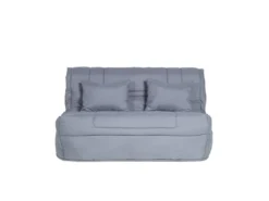 Canapé Convertible BZ ELDORADO II En Microfibre Avec Matelas BULTEX - Gris Clair