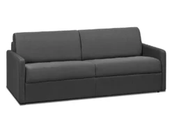 Canapé 4 Places Convertible Express En Tissu CALIFE - Gris - Couchage 160 Cm - Matelas 14 Cm -Canapé Soldes Boutique canape 340885