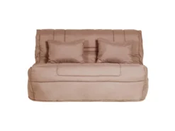 Canapé Convertible BZ ELDORADO II En Microfibre Avec Matelas BULTEX - Taupe