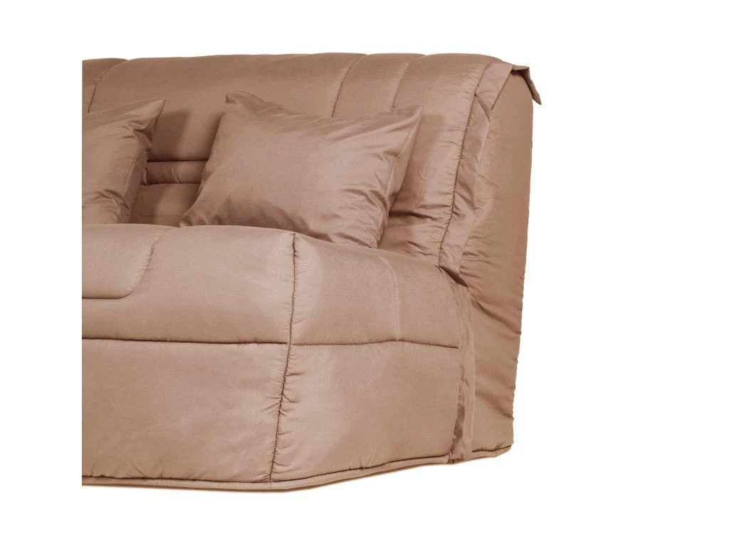 Canapé Convertible BZ ELDORADO II En Microfibre Avec Matelas BULTEX - Taupe 3 Canapé Convertible BZ ELDORADO II En Microfibre Avec Matelas BULTEX - Taupe – Image 3