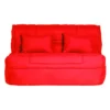 Canapé Convertible BZ ELDORADO II En Microfibre Avec Matelas BULTEX - Rouge