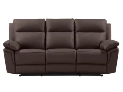 Canapé 3 Places Relax En Cuir De Buffle PAKITA - Marron 10 Canapé 3 Places Relax En Cuir De Buffle PAKITA - Marron -Canapé Soldes Boutique canape 370229
