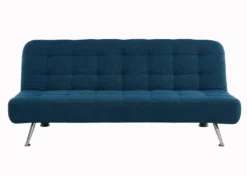 Canapé Convertible Clic-clac En Tissu MURNI - Bleu -Canapé Soldes Boutique canape 378509