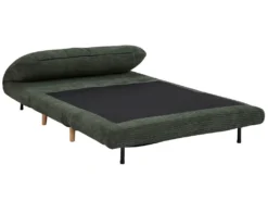Canapé 2 Places Convertible En Velours Côtelé PALULA - Vert Foncé -Canapé Soldes Boutique canape 380771