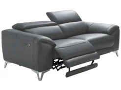 Canapé 3 Places Relax électrique En Cuir FRANSKA - Anthracite 7 Canapé 3 Places Relax électrique En Cuir FRANSKA - Anthracite -Canapé Soldes Boutique canape 389879