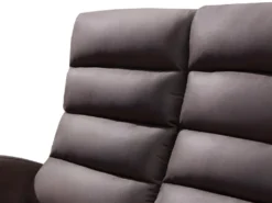 Canapé 2 Places Relax En Tissu GIORGIA - Marron -Canapé Soldes Boutique canape 391851