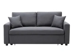 Canapé 3 Places Convertible En Tissu INIZOR - Anthracite 7 Canapé 3 Places Convertible En Tissu INIZOR - Anthracite -Canapé Soldes Boutique canape 395975