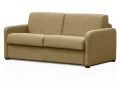 Canapé 3 Places Convertible Express En Tissu TOMAKA - Beige -Canapé Soldes Boutique canape 3969631