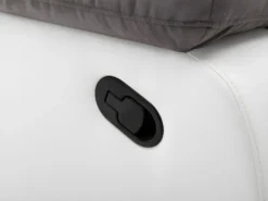 Canapé 3 Places Relax En Microfibre Et Simili TOLZANO - Gris Et Blanc 13 Canapé 3 Places Relax En Microfibre Et Simili TOLZANO - Gris Et Blanc -Canapé Soldes Boutique canape 399981