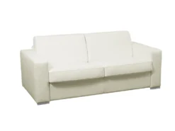 Canapé 3 Places Convertible Express 100% Cuir De Buffle Blanc Matelas 14 Cm. DELECTEA II 10 Canapé 3 Places Convertible Express 100% Cuir De Buffle Blanc Matelas 14 Cm. DELECTEA II -Canapé Soldes Boutique canape 4004861