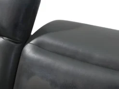 Canapé D'angle Relax électrique En Cuir RINETO - Anthracite - Angle Gauche -Canapé Soldes Boutique canape 404515