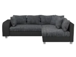 Canapé D'angle Convertible Tissu Et Simili KUOPIO - Gris Et Noir - Angle Droit 11 Canapé D'angle Convertible Tissu Et Simili KUOPIO - Gris Et Noir - Angle Droit -Canapé Soldes Boutique canape 425745