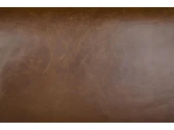 Canapé 3 Places Convertible Express 100% Cuir De Buffle Vintage Caramel Matelas 14cm DELECTEA II -Canapé Soldes Boutique canape 474083