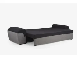 Canapé 3 Places Convertible GABY En Tissu - Bicolore Noir Et Gris Clair 18 Canapé 3 Places Convertible GABY En Tissu - Bicolore Noir Et Gris Clair -Canapé Soldes Boutique canape 474271