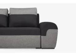 Canapé 3 Places Convertible GABY En Tissu - Bicolore Noir Et Gris Clair 20 Canapé 3 Places Convertible GABY En Tissu - Bicolore Noir Et Gris Clair -Canapé Soldes Boutique canape 474275