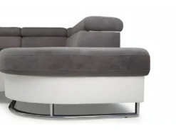 Canapé D'angle Convertible En Tissu Et Simili MYSEN - Blanc Et Gris - Angle Droit 25 Canapé D'angle Convertible En Tissu Et Simili MYSEN - Blanc Et Gris - Angle Droit -Canapé Soldes Boutique canape 474665