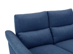 Canapé 2 Places Relax électrique En Tissu RAGNAR - Bleu -Canapé Soldes Boutique canape 480665