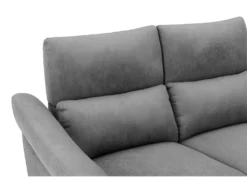 Canapé 2 Places Relax électrique En Tissu RAGNAR - Gris -Canapé Soldes Boutique canape 480679