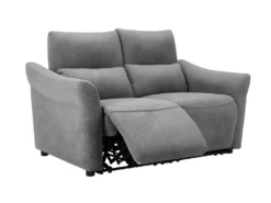 Canapé 2 Places Relax électrique En Tissu RAGNAR - Gris -Canapé Soldes Boutique canape 480685